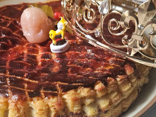 👑 Galette des Rois Ispahan : Rose, Framboise et Litchi – Une création délicate et parfumée