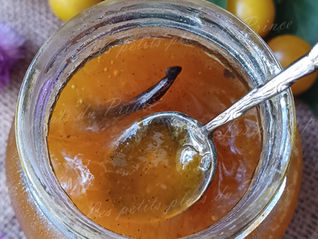 🌼 Confiture de prunes sauvages à la vanille