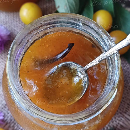 🌼 Confiture de prunes sauvages à la vanille