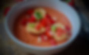 🍉 Gaspacho très rouge à la pastèque, poivron et fraises