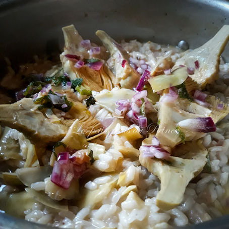 🍚 Risotto aux artichauts – Risotto ai carciofi