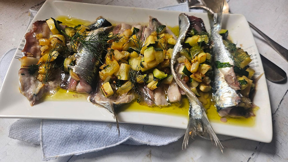 🐟 Sardines farcies à la courgette & fenouil sauvage