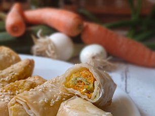 Nems végétariens croustillants : une explosion de saveurs pour l'apéritif ou une garden party 🥢