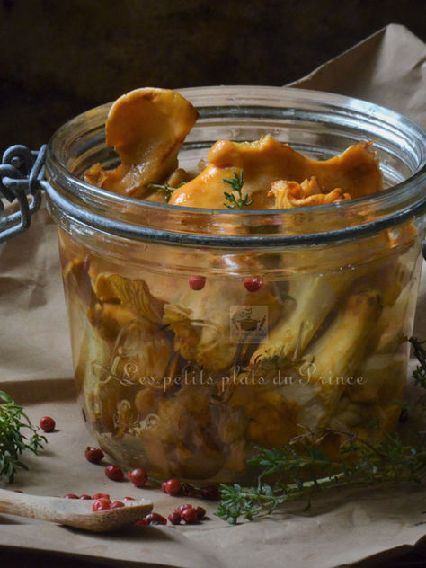 🍄 Girolles au naturel – Le bocal doré qui sent la forêt