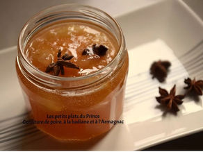 Confiture de poires à la badiane et armagnac