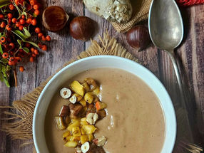 🍄 Velouté d’automne aux châtaignes et oronges : une balade gourmande en sous-bois