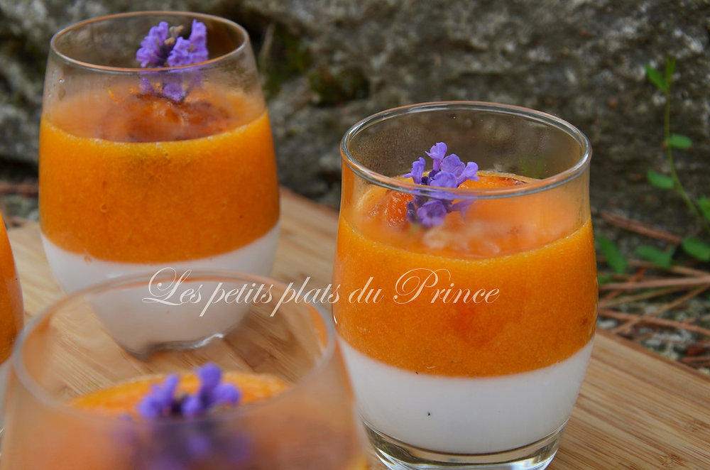 Panna Cotta Coco-Abricot & Lavande — Douceur Provençale et Twist Exotique 🍑