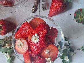 🍓 Salade de fraises au sirop léger d’aubépine