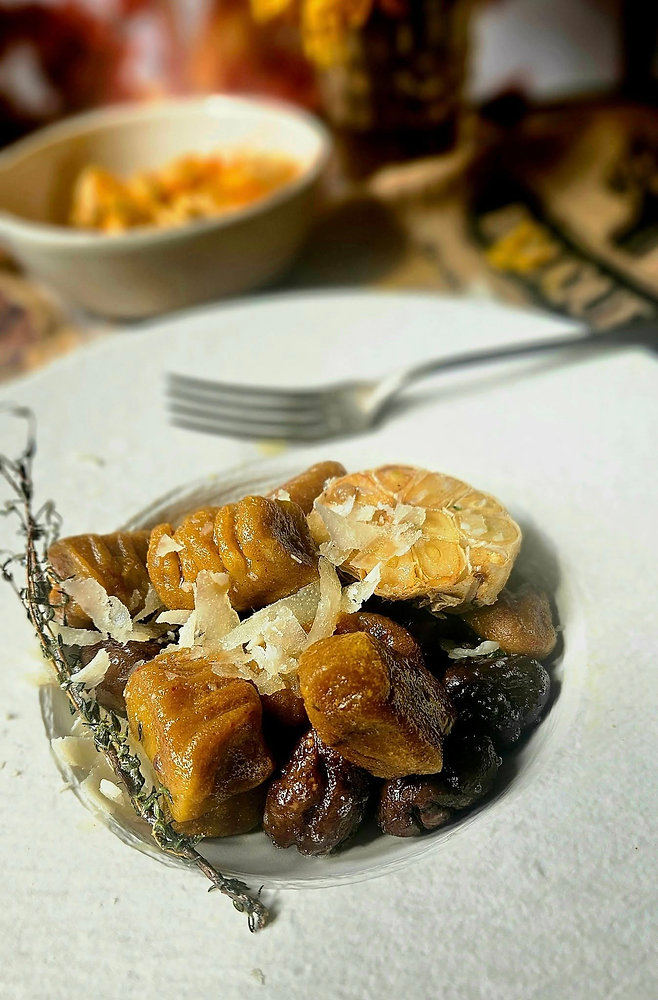 🍂 Gnocchis au potimarron et châtaignes : recette d’automne gourmande et rustique