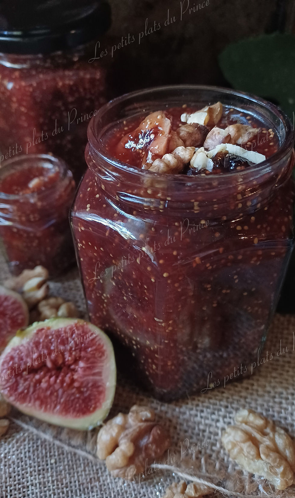 confiture figues et noix
