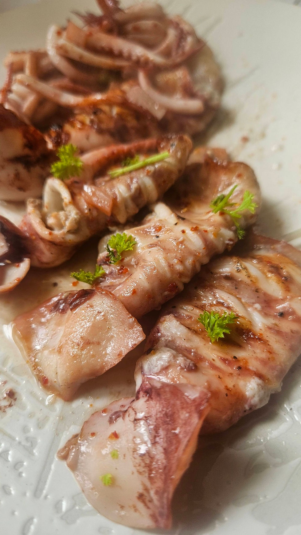 Encornets à la plancha
