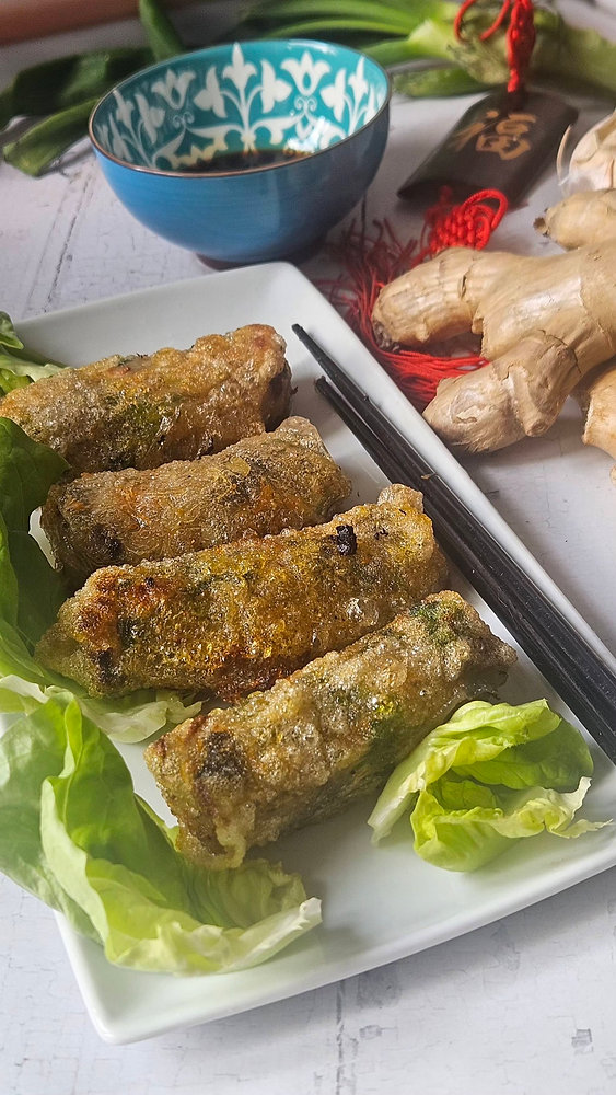 🥢 Nems au poulet dorés et croustillants