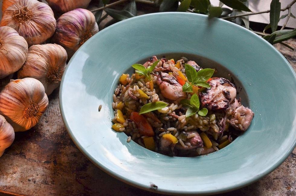 Riz aux encornets