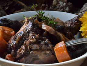 Daube de lapin au vin rouge
