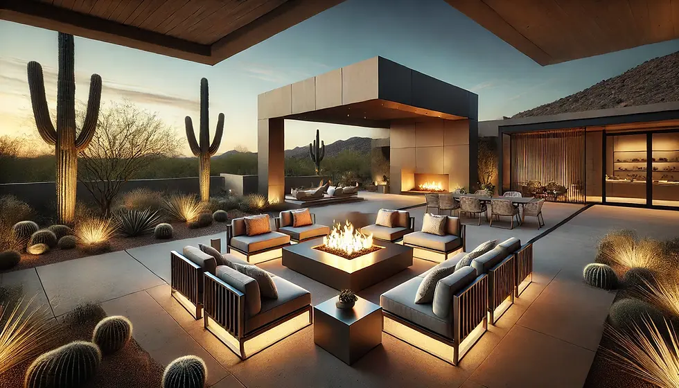 DALL·E 2025-04-03 12.58.30 - A breathtaking modern Scottsdale, Arizona outdoor yard scene