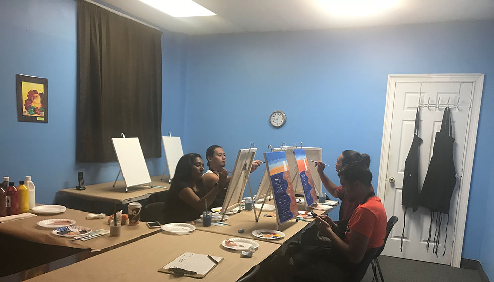paint night photo studio