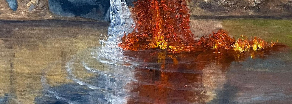 Bolsward detail vuur en water