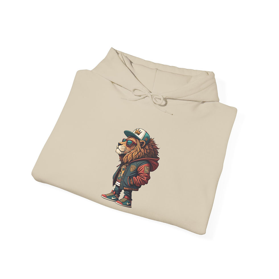 Thumbnail: Lion Unisex Hooded Sweatshirt