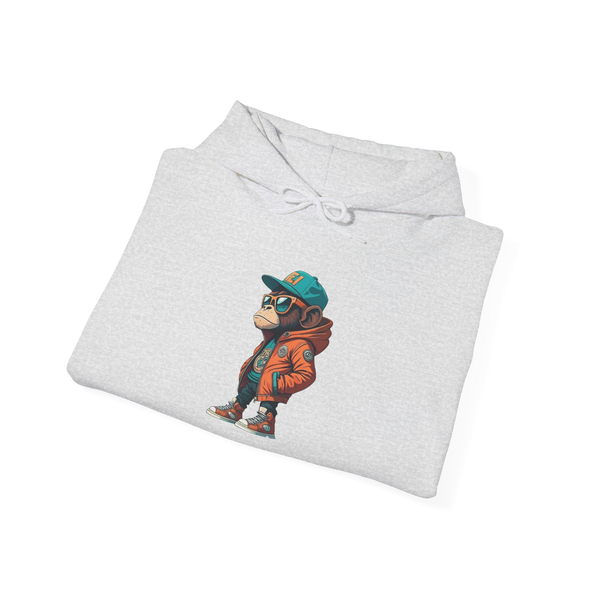 Monkey Unisex Hooded Sweatshirt