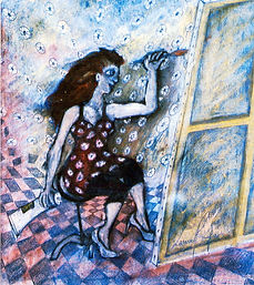 femme peintre