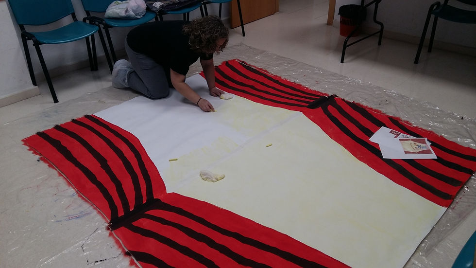 Preparación Fiesta de Carnaval