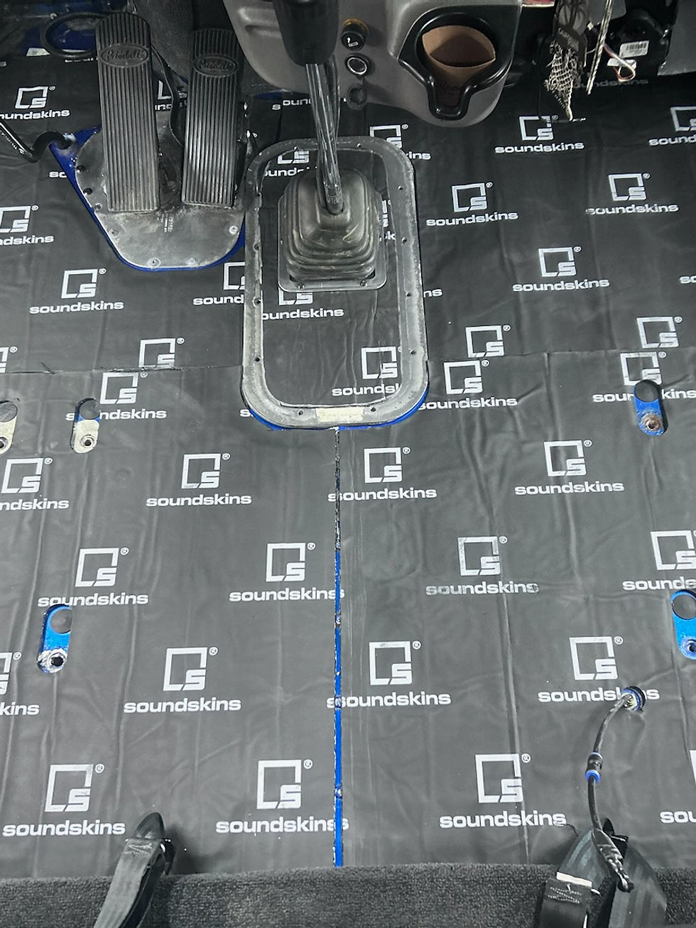 Thumbnail: Installed Sound Skins Peterbilt Sound Deadening Kit