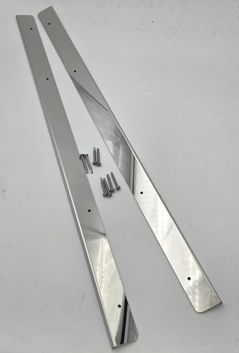 Peterbilt 379 Polished Stainless Door Sill Plates | Spare Time Fab