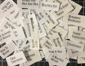 Words that Help and Heal