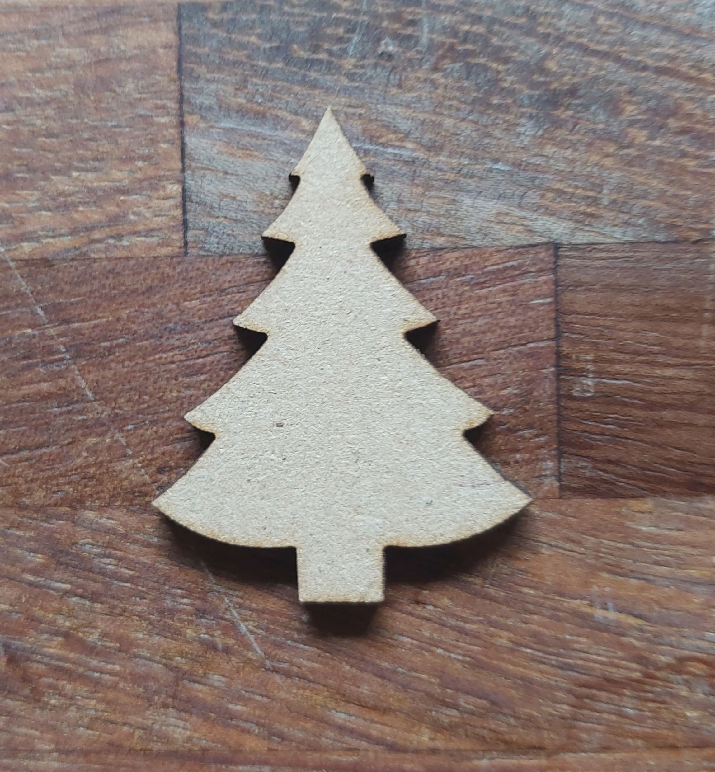 Pack of 10 MDF Christmas trees