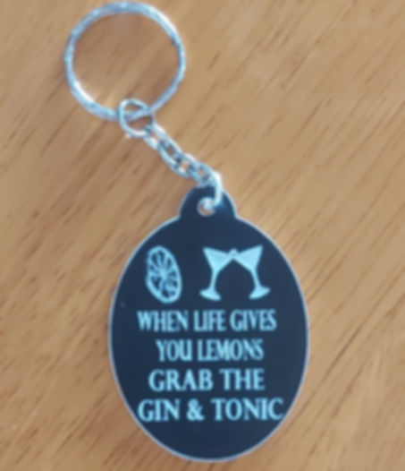 Gin & Tonic Keyring