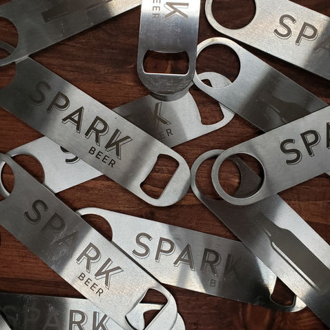 etched beer bottle openers