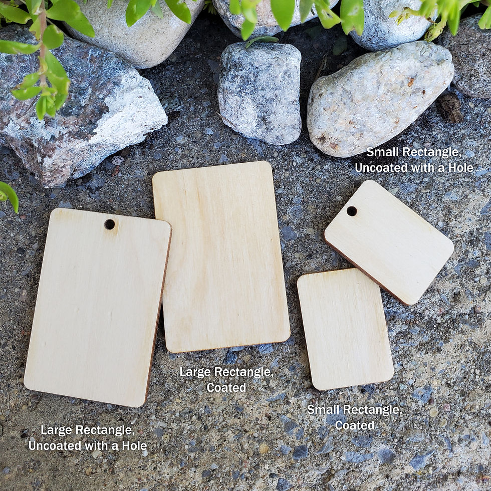 Thumbnail: Imperfect* Large Wooden Tile (500 qty)