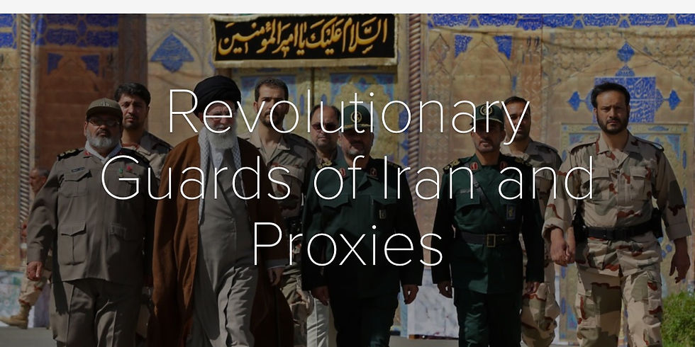 Revolutionary Guards of Iran and Proxies
