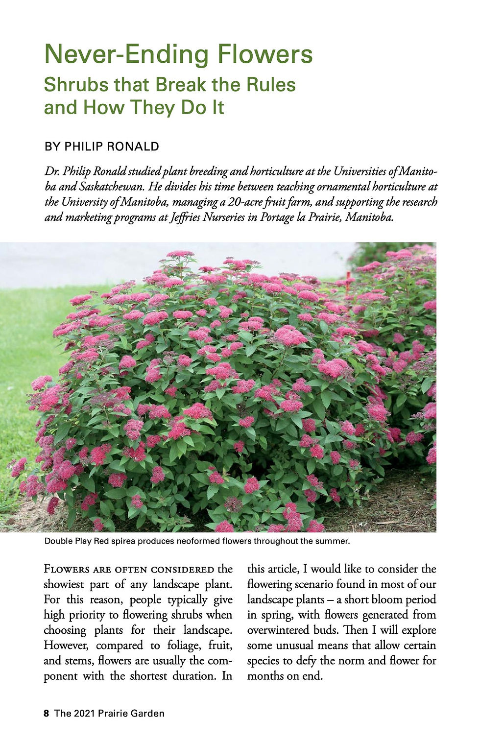 Thumbnail: 2021: Flowering Shrubs