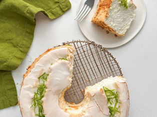 Lime Angel Food Cake