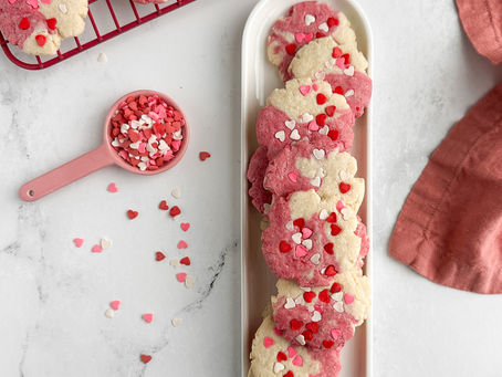 Cherry Swirl Valentine's Day Cookies