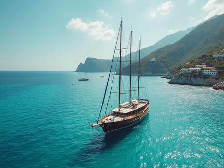 Luxury Yacht Charter Italy with Gulet Charter Elianora and Gulet Victoria along the coast line of Italy and France with superior professional crew and timeless designed wooden boats along Amalfi