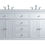 Thumbnail: Abigail Embellished 60" White Double Sink Vanity