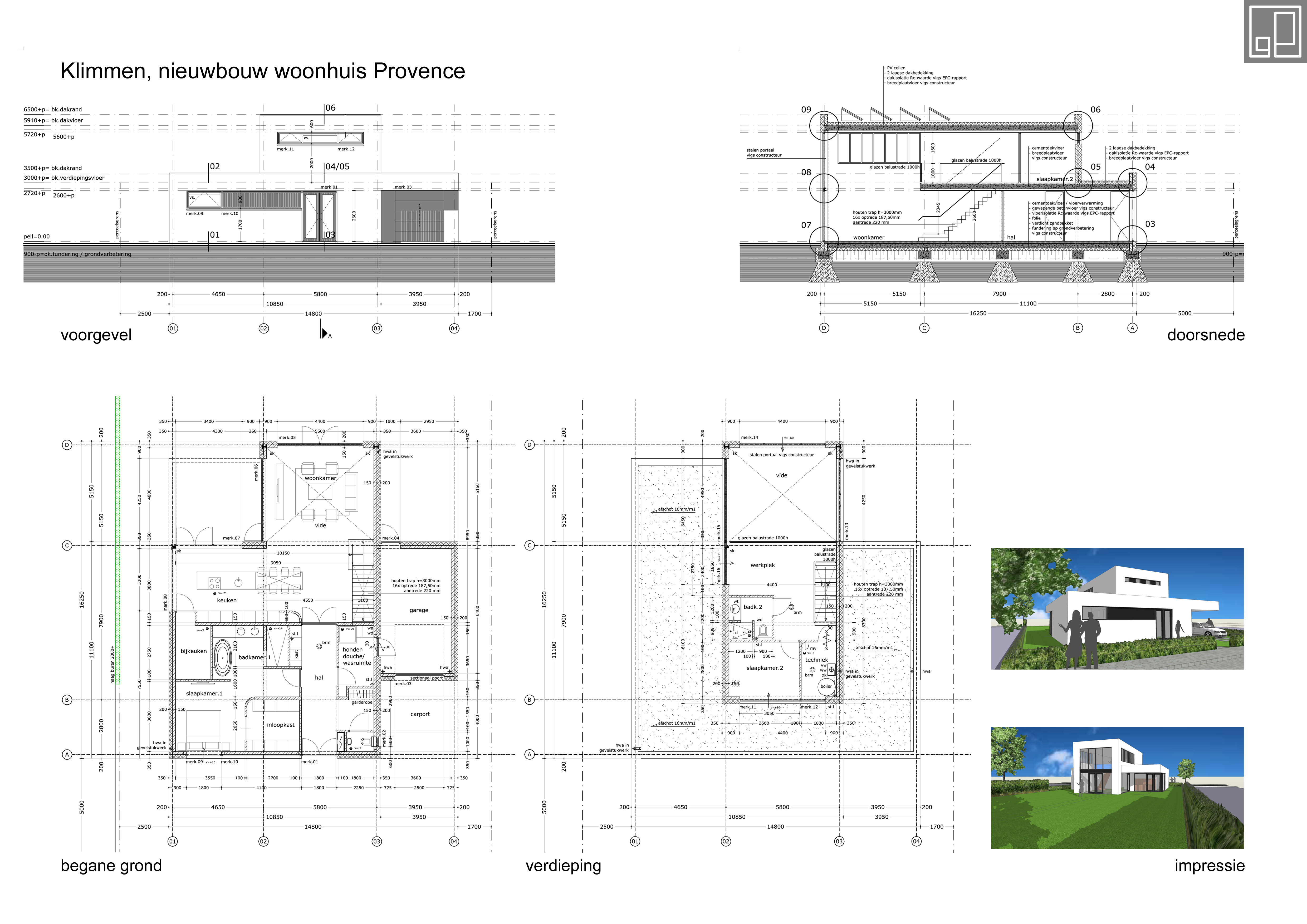 Nieuwbouw woonhuis Klimmen