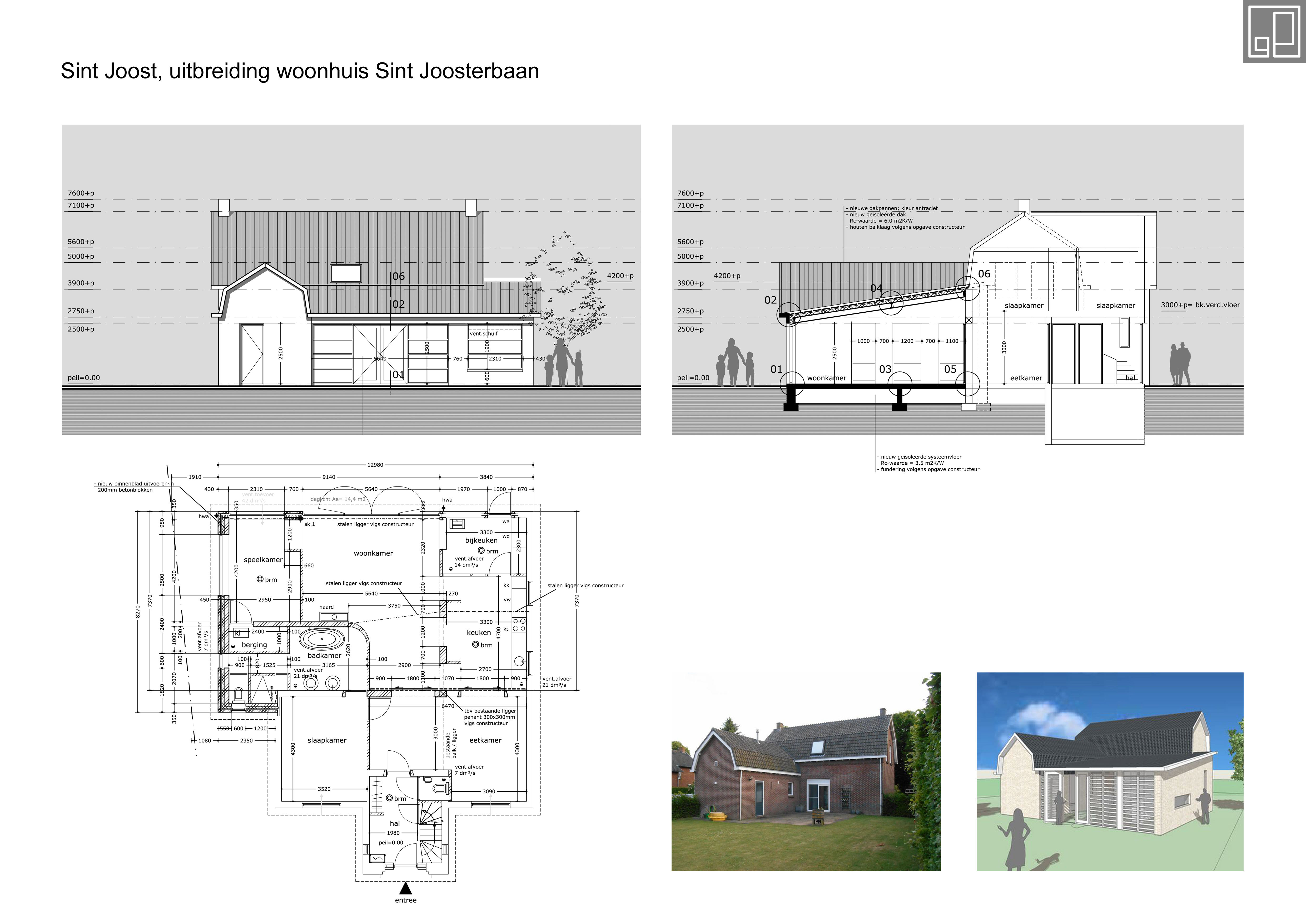 Uitbreiding woonhuis Sint Joost