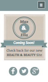 Zdraví website templates – Zdraví a krása - již brzy