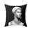 Thumbnail: Black Woman Beauty Tribute Square Throw Pillow | Cultural Accent | Decor | Gift