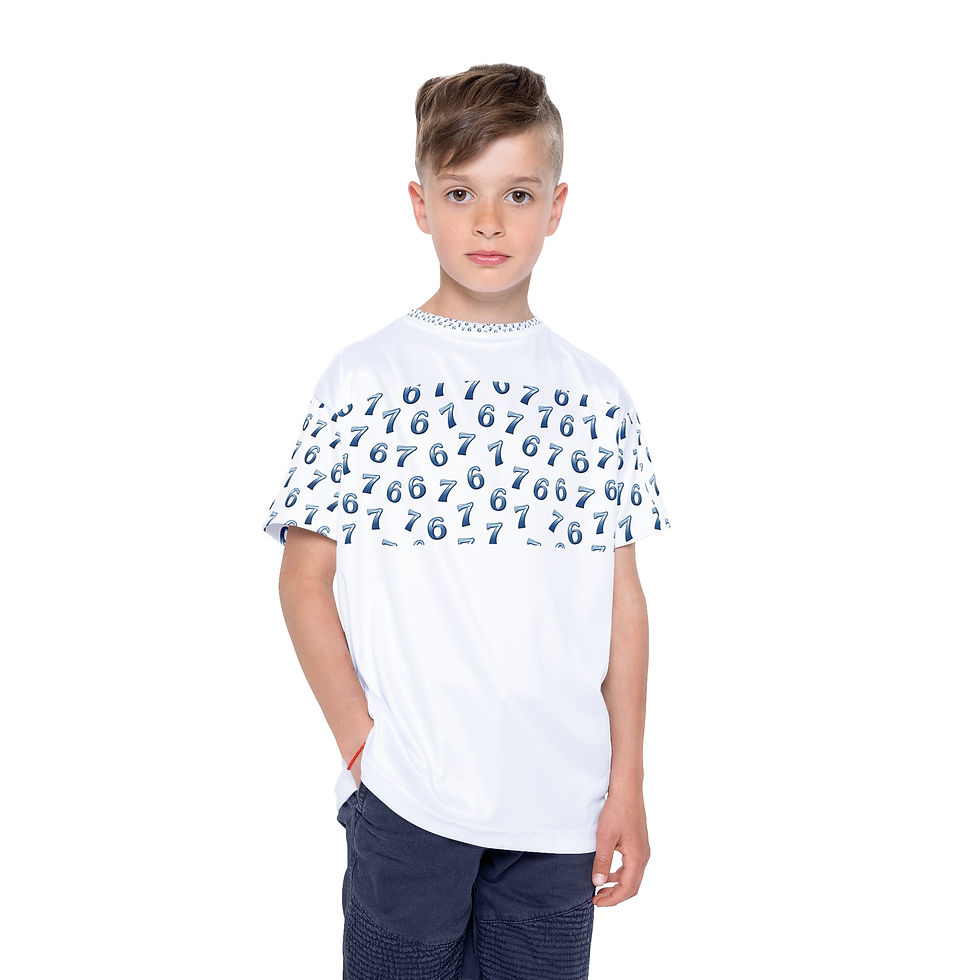 Thumbnail: Kids Sports Jersey – Trend Number 6 & 7 Print | Children Vacation | Child Gift