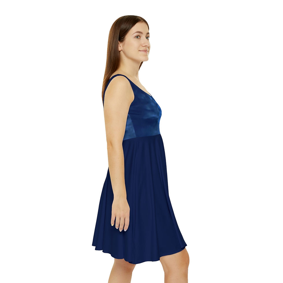 Thumbnail: Midnight Sun Design Women's Skater Dress