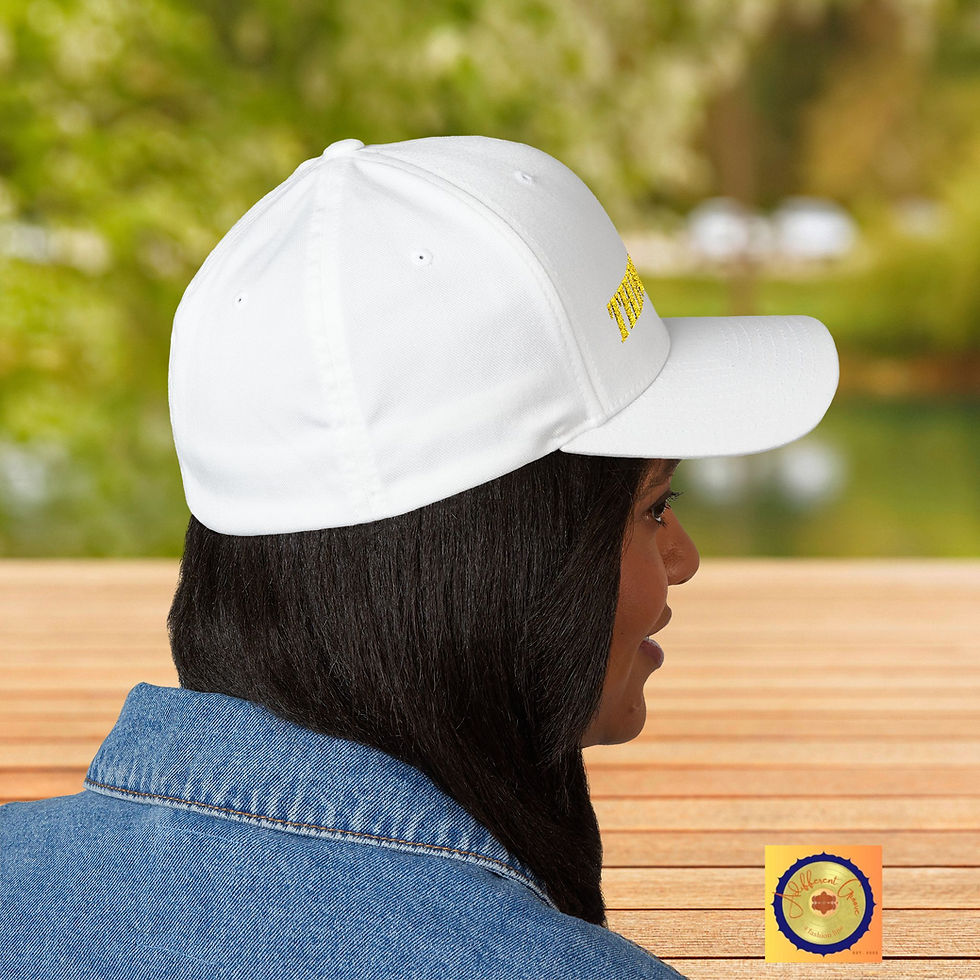 Thumbnail: Embroidered  Cap for Thinking | Novelty Wear | Reminder Gift Idea 