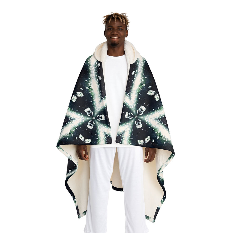 Thumbnail: Hooded Sherpa Fleece Blanket