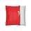 Thumbnail: Faith Peace Love w/Dove Spun Polyester Square Pillowcase
