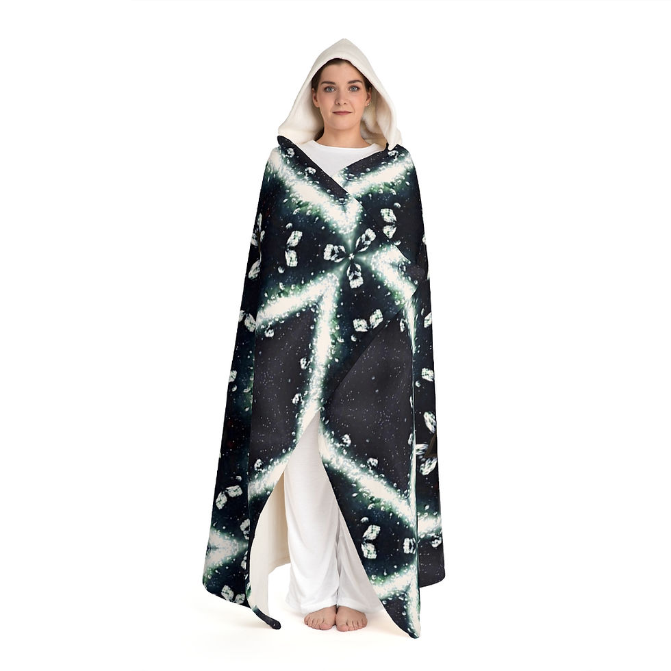 Thumbnail: Hooded Sherpa Fleece Blanket