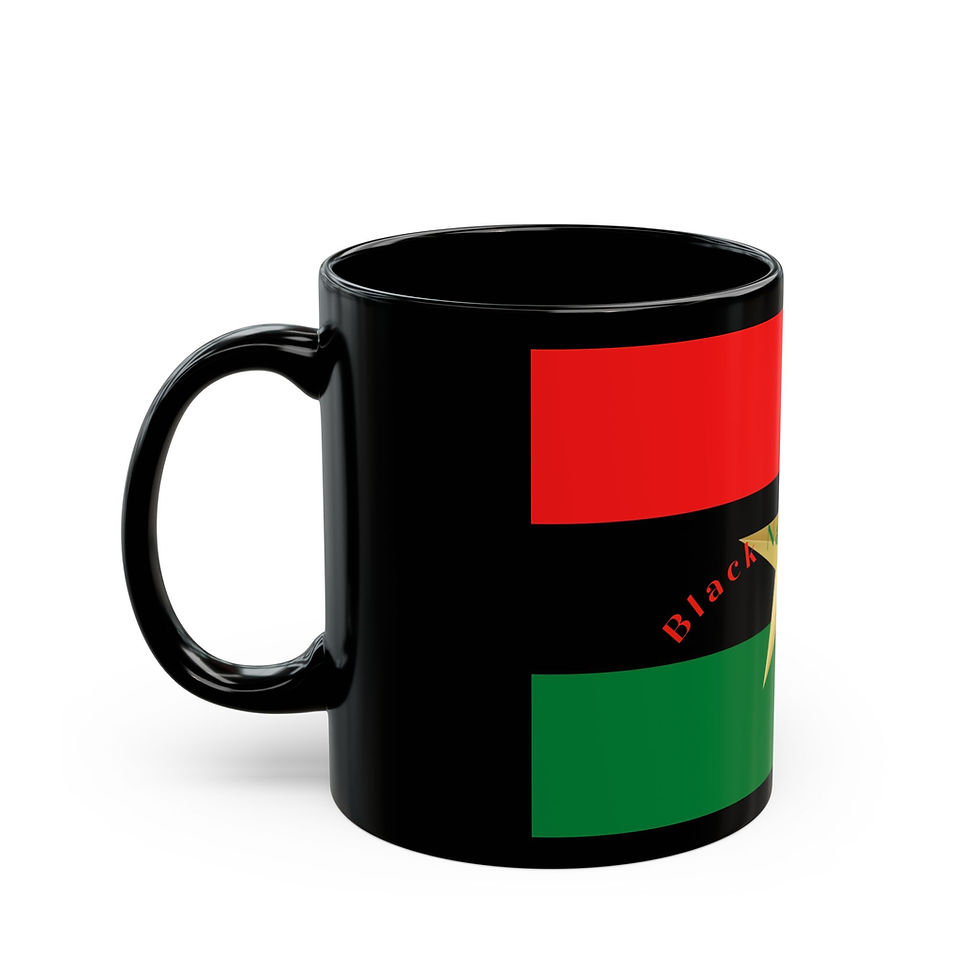 Thumbnail: Juneteenth Black Nation Rising 11oz Black Mug