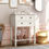 Thumbnail: Narrow Console Table, Slim Sofa Table with Three Storage Drawers and Bottom Shel